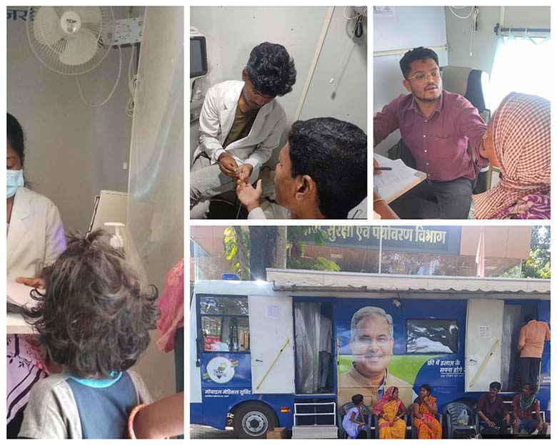 शहरों के स्लम क्षेत्रों में मोबाइल मेडिकल टीमें कर रही है लोगों का बेहतर इलाज