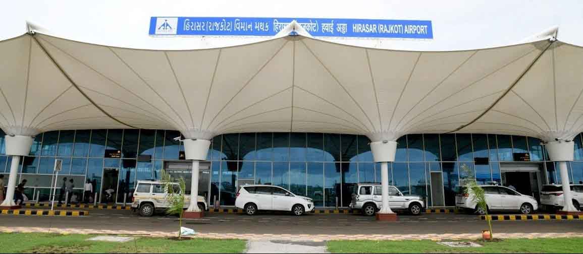 PM dedicates Rajkot International Airport to the nation in Rajkot, Gujarat