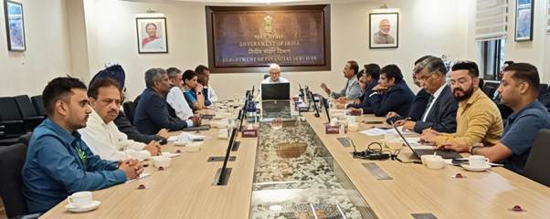 DFS Secretary Dr. Vivek Joshi chairs meeting with private sector General Insurers for growth and development of insurance sector with continuous collaborative efforts