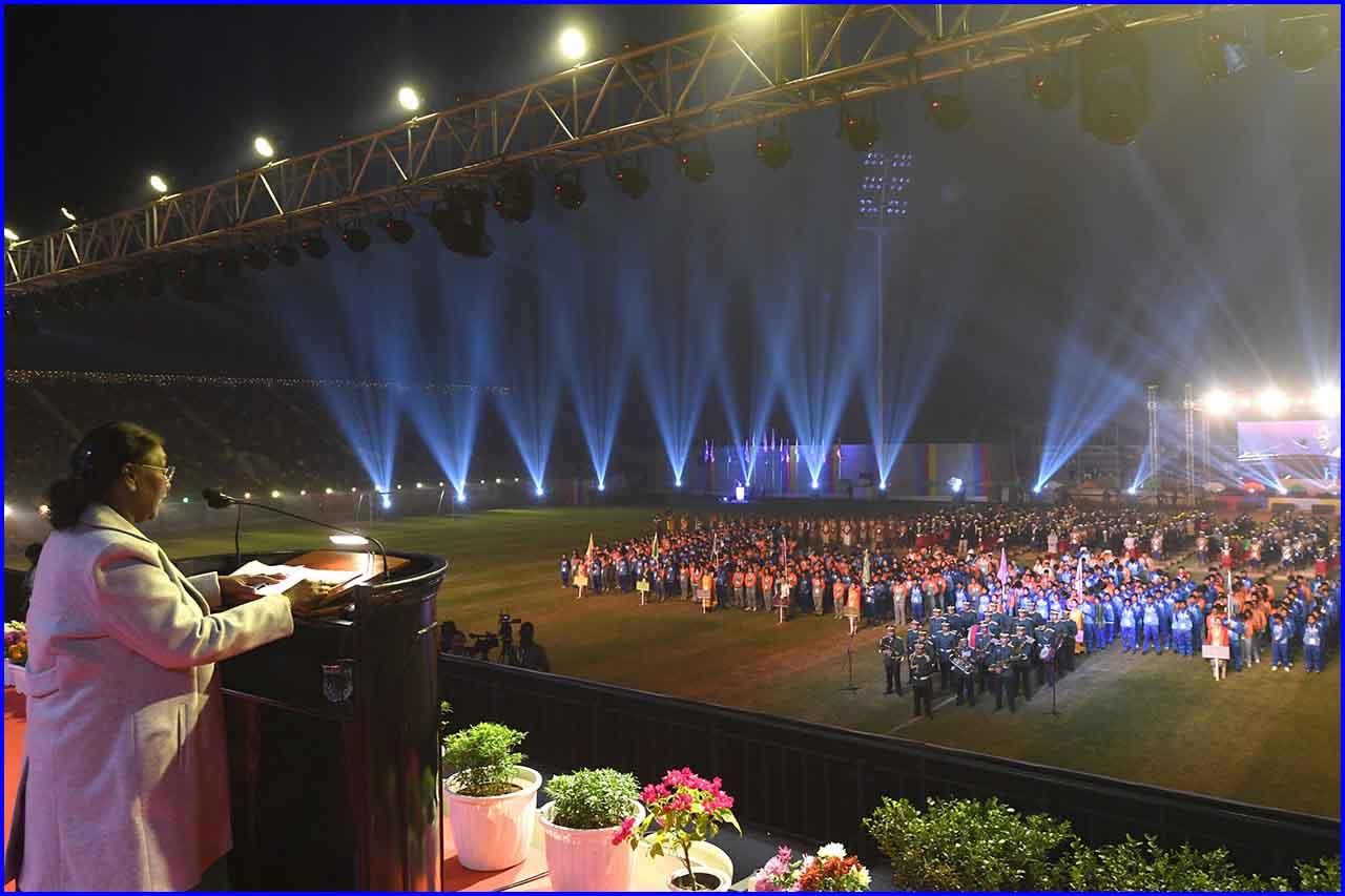 President of India inaugurates the 5th edition of the Meghalaya Games
