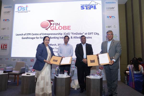 STPI launches 24th Centre of Entrepreneurship FinGlobe in Gandhinagar to nurture startups in fintech & banking services