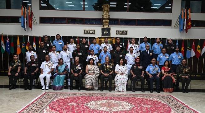 Convocation ceremony for 79th Staff Course held at DSSC, Wellington