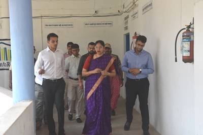 मुख्य निर्वाचन पदाधिकारी श्रीमती रीना कंगाले ने दंतेवाड़ा में स्ट्रांगरूम एवं मतगणना केन्द्र का किया निरीक्षण